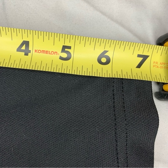 New Balance Womens White Stripe Black Shorts Activewear Size M Comfort Fit - Picture 7 of 7